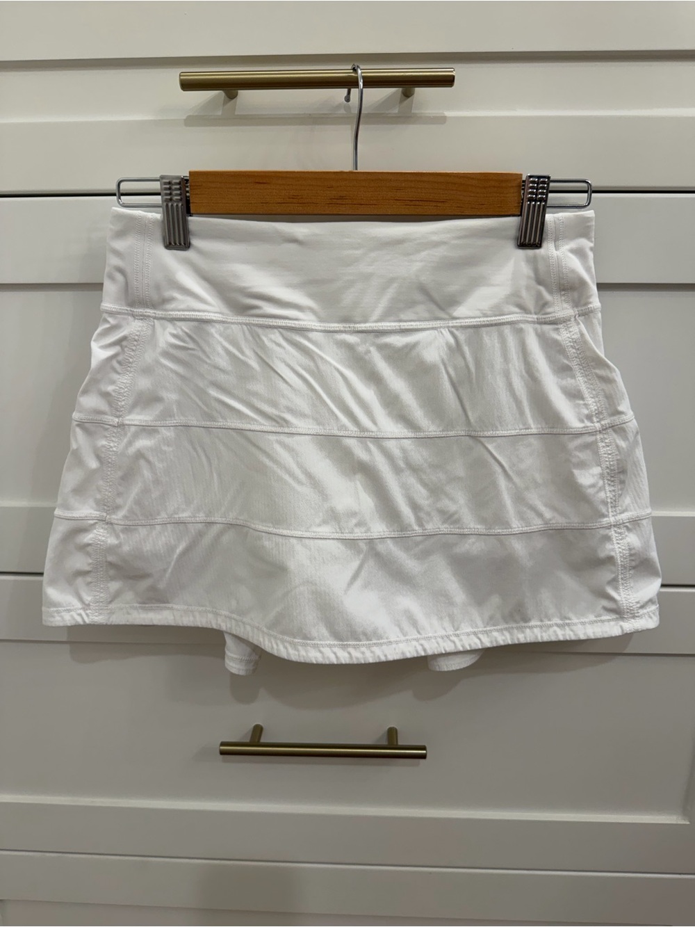Lululemon Pace Rival Mid-Rise Skirt White Size 4